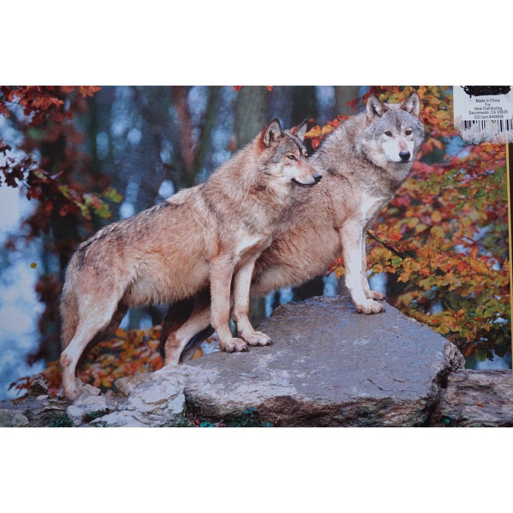 SURE LOX Puzzle - Wildlife Wolves Fall 500 pieces - 19"x14" - NEW